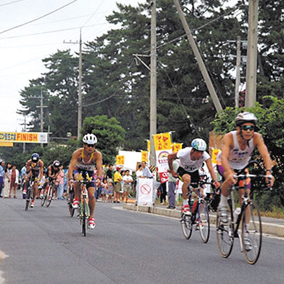 [Yonago Japan - triathlon competition _icon Kaike