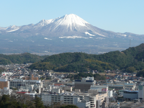 Daisen direction from Shiroyama