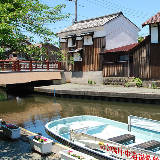 Walking along downtown downtown guide _icon Kamogawa